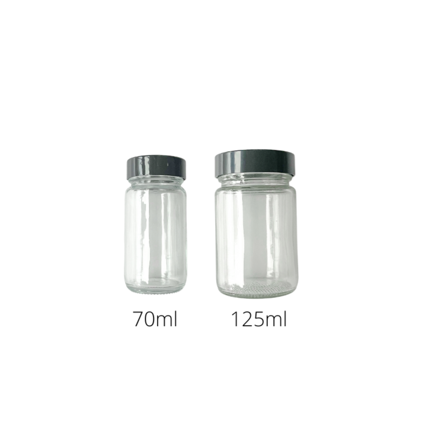 Spice Jar with Black Lid - 125ml