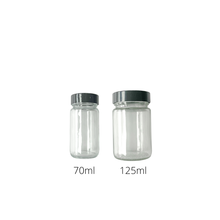 Spice Jar with Black Lid - 70ml